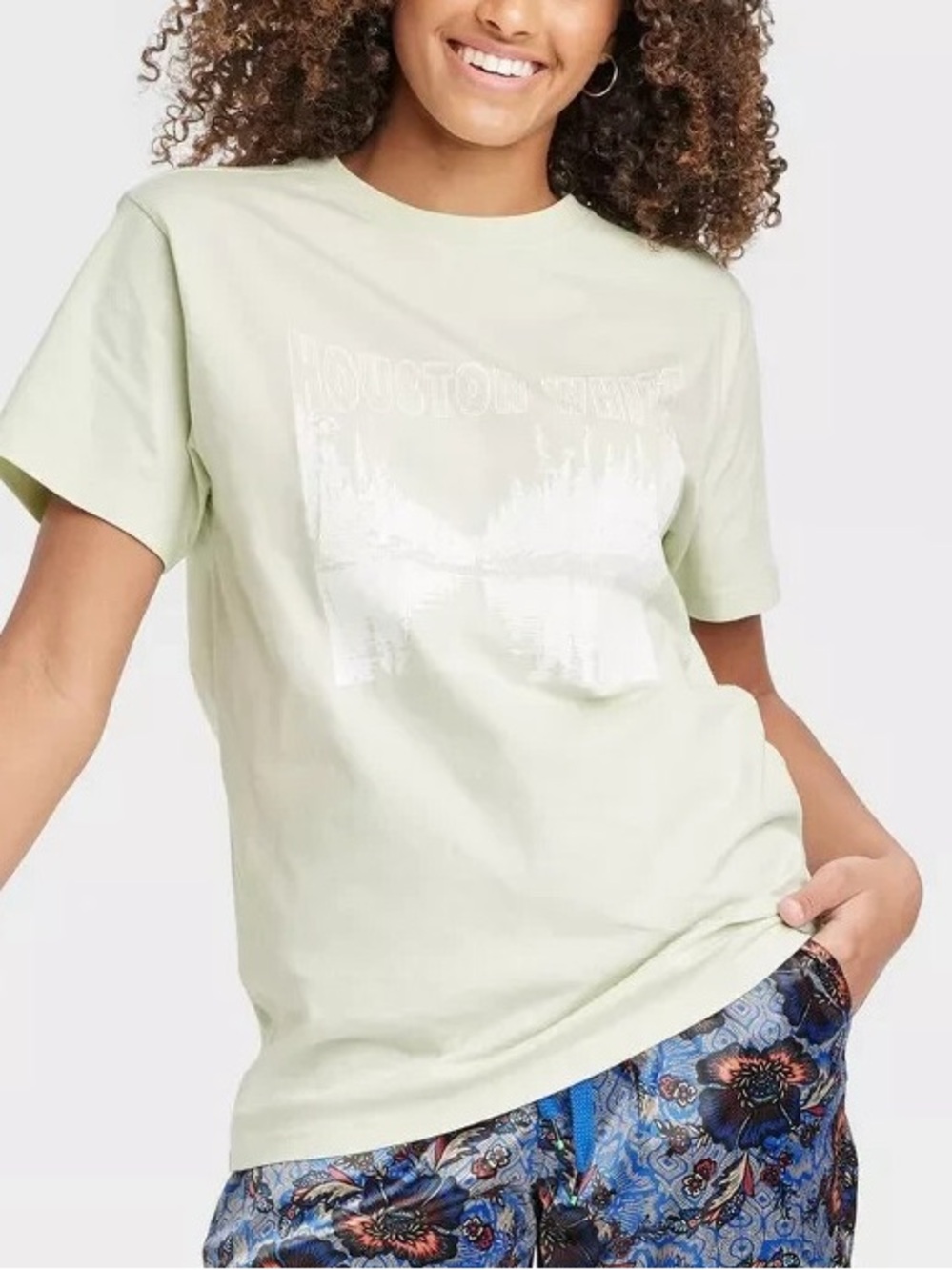 Women’s Houston White x Target Light Sage Graphic Tee